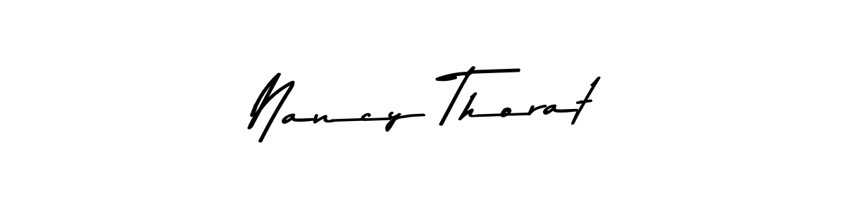 You should practise on your own different ways (Asem Kandis PERSONAL USE) to write your name (Nancy Thorat) in signature. don't let someone else do it for you. Nancy Thorat signature style 9 images and pictures png