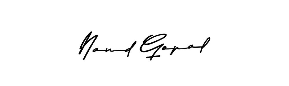 Make a beautiful signature design for name Nand Gopal. Use this online signature maker to create a handwritten signature for free. Nand Gopal signature style 9 images and pictures png