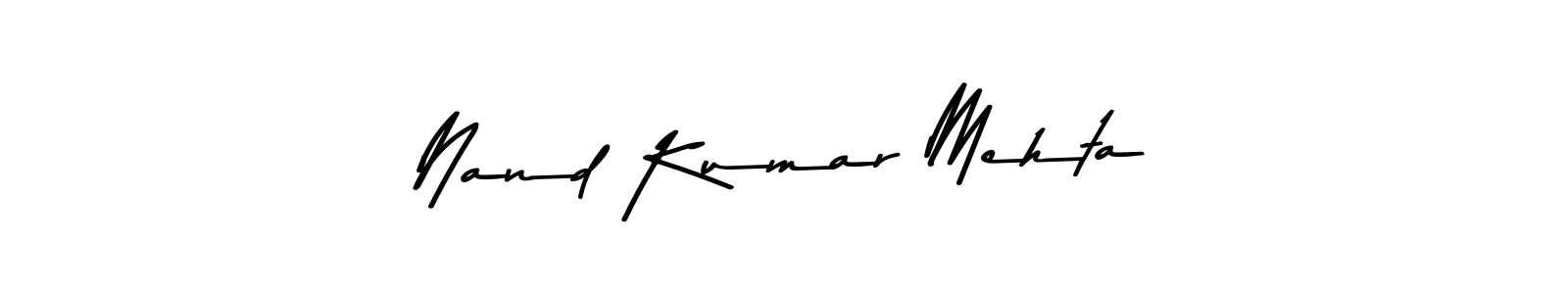 You can use this online signature creator to create a handwritten signature for the name Nand Kumar Mehta. This is the best online autograph maker. Nand Kumar Mehta signature style 9 images and pictures png