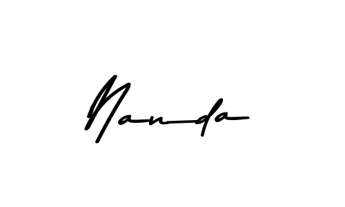 Also we have Nanda name is the best signature style. Create professional handwritten signature collection using Asem Kandis PERSONAL USE autograph style. Nanda signature style 9 images and pictures png