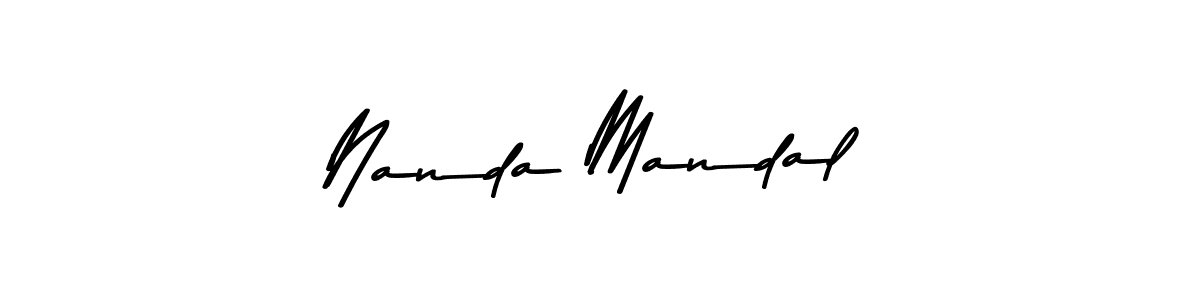 Here are the top 10 professional signature styles for the name Nanda Mandal. These are the best autograph styles you can use for your name. Nanda Mandal signature style 9 images and pictures png