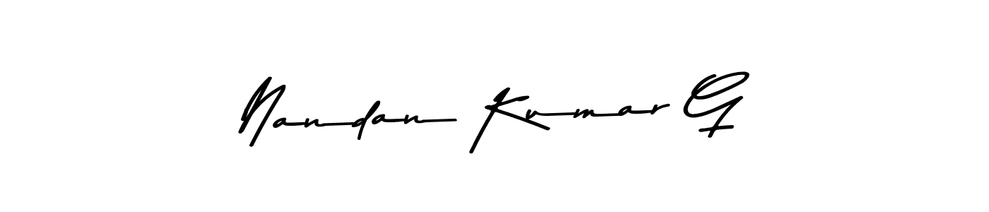 Here are the top 10 professional signature styles for the name Nandan Kumar G. These are the best autograph styles you can use for your name. Nandan Kumar G signature style 9 images and pictures png