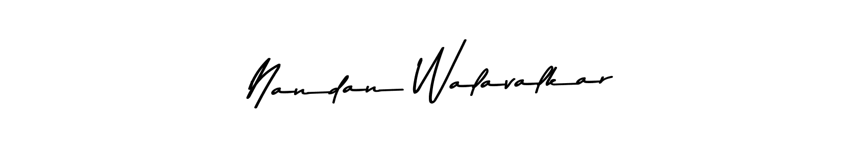 It looks lik you need a new signature style for name Nandan Walavalkar. Design unique handwritten (Asem Kandis PERSONAL USE) signature with our free signature maker in just a few clicks. Nandan Walavalkar signature style 9 images and pictures png