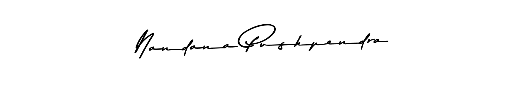 Here are the top 10 professional signature styles for the name Nandana Pushpendra. These are the best autograph styles you can use for your name. Nandana Pushpendra signature style 9 images and pictures png