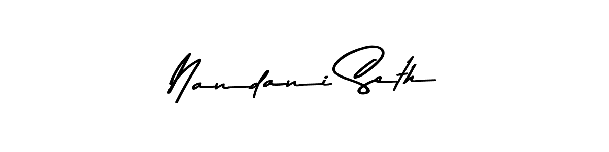 Also we have Nandani Seth name is the best signature style. Create professional handwritten signature collection using Asem Kandis PERSONAL USE autograph style. Nandani Seth signature style 9 images and pictures png