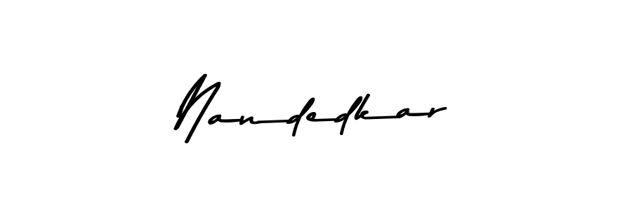 Make a beautiful signature design for name Nandedkar. Use this online signature maker to create a handwritten signature for free. Nandedkar signature style 9 images and pictures png