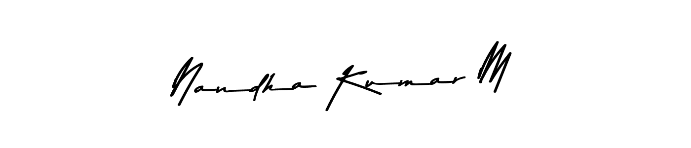 It looks lik you need a new signature style for name Nandha Kumar M. Design unique handwritten (Asem Kandis PERSONAL USE) signature with our free signature maker in just a few clicks. Nandha Kumar M signature style 9 images and pictures png