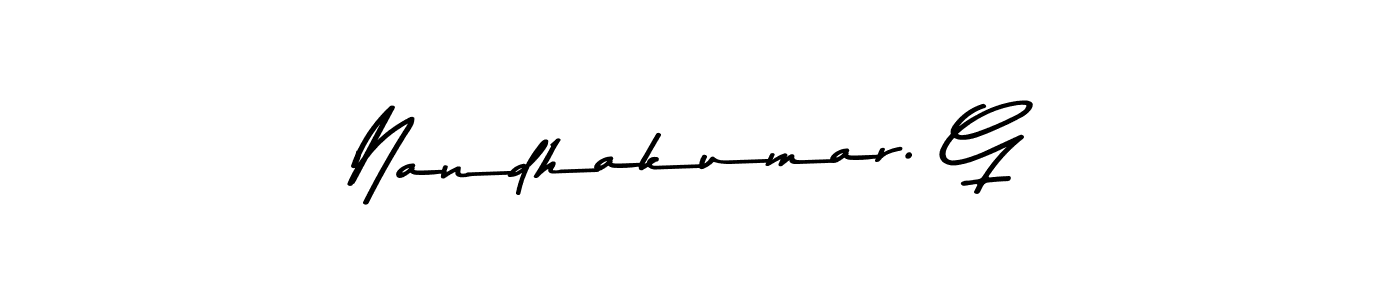 Make a beautiful signature design for name Nandhakumar. G. Use this online signature maker to create a handwritten signature for free. Nandhakumar. G signature style 9 images and pictures png