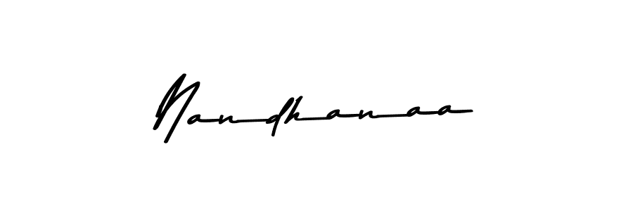 How to Draw Nandhanaa signature style? Asem Kandis PERSONAL USE is a latest design signature styles for name Nandhanaa. Nandhanaa signature style 9 images and pictures png