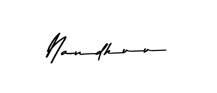 The best way (Asem Kandis PERSONAL USE) to make a short signature is to pick only two or three words in your name. The name Nandhuu include a total of six letters. For converting this name. Nandhuu signature style 9 images and pictures png