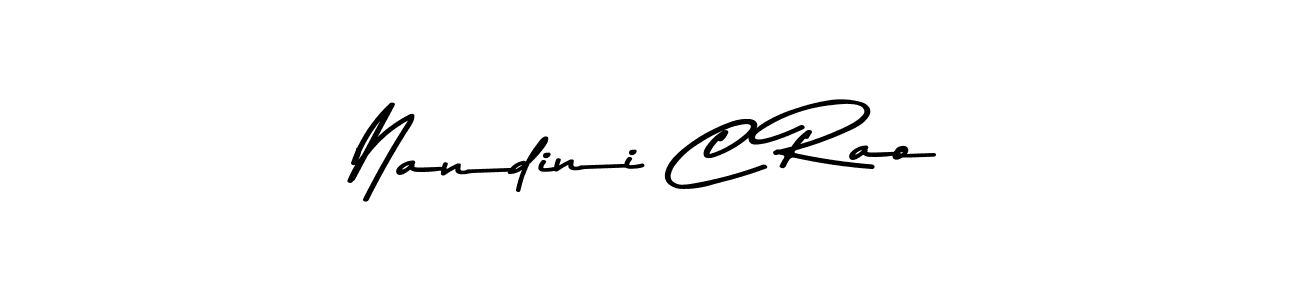 Make a beautiful signature design for name Nandini C Rao. Use this online signature maker to create a handwritten signature for free. Nandini C Rao signature style 9 images and pictures png