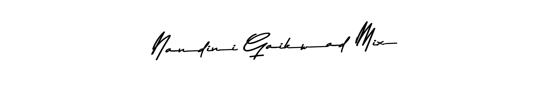 Create a beautiful signature design for name Nandini Gaikwad Mix. With this signature (Asem Kandis PERSONAL USE) fonts, you can make a handwritten signature for free. Nandini Gaikwad Mix signature style 9 images and pictures png