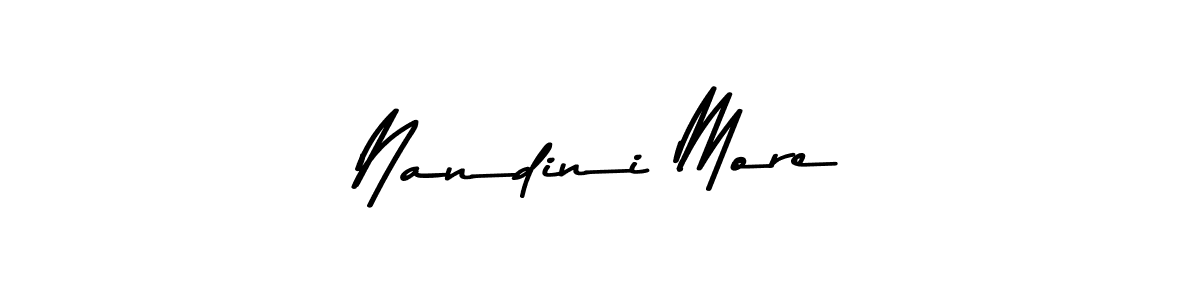 Make a beautiful signature design for name Nandini More. Use this online signature maker to create a handwritten signature for free. Nandini More signature style 9 images and pictures png