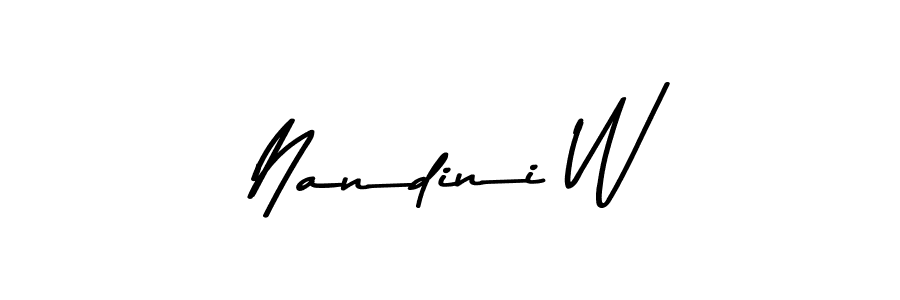 You can use this online signature creator to create a handwritten signature for the name Nandini W. This is the best online autograph maker. Nandini W signature style 9 images and pictures png
