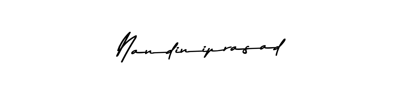Use a signature maker to create a handwritten signature online. With this signature software, you can design (Asem Kandis PERSONAL USE) your own signature for name Nandiniprasad. Nandiniprasad signature style 9 images and pictures png