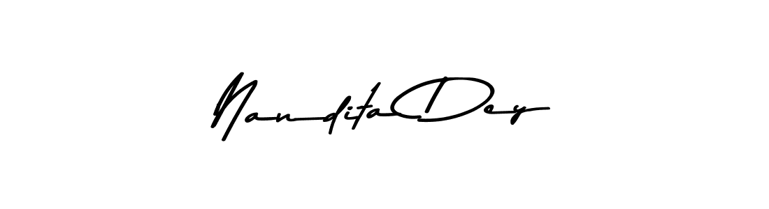 Create a beautiful signature design for name Nandita Dey. With this signature (Asem Kandis PERSONAL USE) fonts, you can make a handwritten signature for free. Nandita Dey signature style 9 images and pictures png