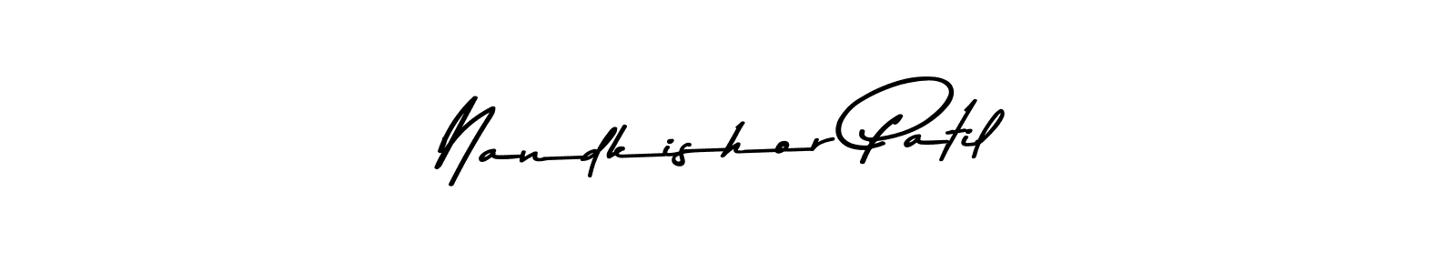 Similarly Asem Kandis PERSONAL USE is the best handwritten signature design. Signature creator online .You can use it as an online autograph creator for name Nandkishor Patil. Nandkishor Patil signature style 9 images and pictures png