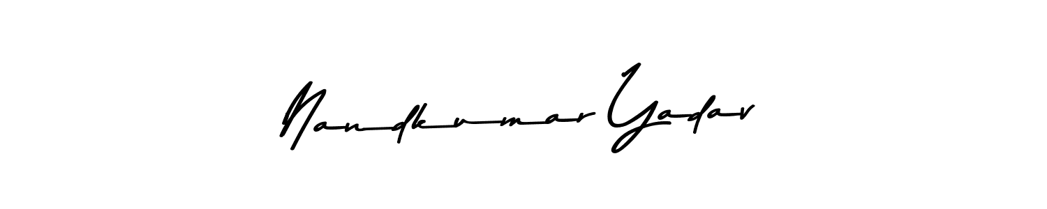 Make a beautiful signature design for name Nandkumar Yadav. Use this online signature maker to create a handwritten signature for free. Nandkumar Yadav signature style 9 images and pictures png