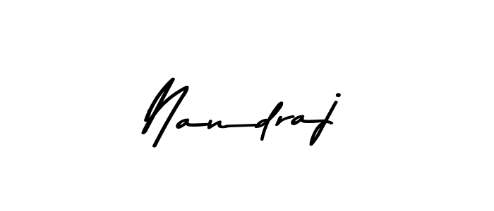 Also we have Nandraj name is the best signature style. Create professional handwritten signature collection using Asem Kandis PERSONAL USE autograph style. Nandraj signature style 9 images and pictures png