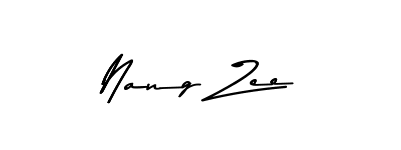 This is the best signature style for the Nang Zee name. Also you like these signature font (Asem Kandis PERSONAL USE). Mix name signature. Nang Zee signature style 9 images and pictures png