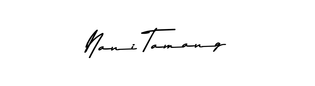 This is the best signature style for the Nani Tamang name. Also you like these signature font (Asem Kandis PERSONAL USE). Mix name signature. Nani Tamang signature style 9 images and pictures png