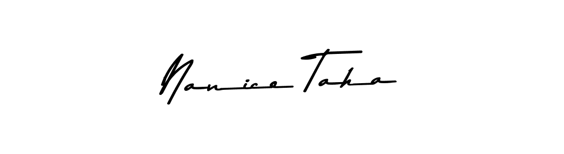 How to Draw Nanice Taha signature style? Asem Kandis PERSONAL USE is a latest design signature styles for name Nanice Taha. Nanice Taha signature style 9 images and pictures png