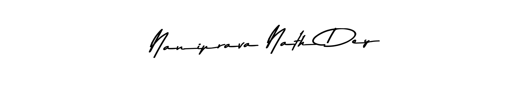 Naniprava Nath Dey stylish signature style. Best Handwritten Sign (Asem Kandis PERSONAL USE) for my name. Handwritten Signature Collection Ideas for my name Naniprava Nath Dey. Naniprava Nath Dey signature style 9 images and pictures png