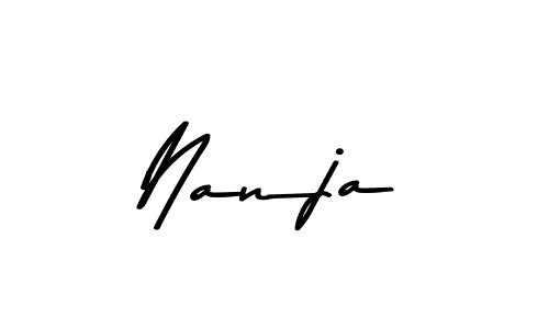 Similarly Asem Kandis PERSONAL USE is the best handwritten signature design. Signature creator online .You can use it as an online autograph creator for name Nanja. Nanja signature style 9 images and pictures png