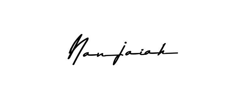 Design your own signature with our free online signature maker. With this signature software, you can create a handwritten (Asem Kandis PERSONAL USE) signature for name Nanjaiah. Nanjaiah signature style 9 images and pictures png