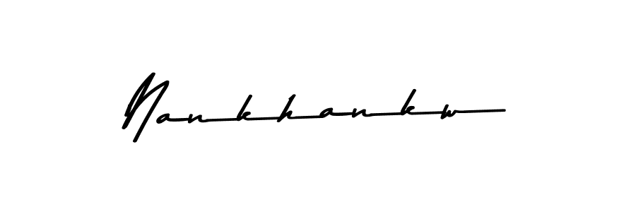 Nankhankw stylish signature style. Best Handwritten Sign (Asem Kandis PERSONAL USE) for my name. Handwritten Signature Collection Ideas for my name Nankhankw. Nankhankw signature style 9 images and pictures png