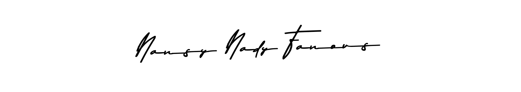 How to make Nansy Nady Fanous signature? Asem Kandis PERSONAL USE is a professional autograph style. Create handwritten signature for Nansy Nady Fanous name. Nansy Nady Fanous signature style 9 images and pictures png