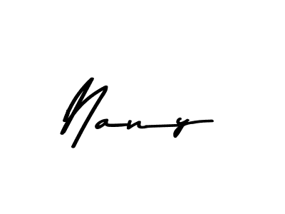 How to make Nany signature? Asem Kandis PERSONAL USE is a professional autograph style. Create handwritten signature for Nany name. Nany signature style 9 images and pictures png