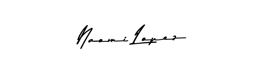Make a beautiful signature design for name Naomi Lopez. With this signature (Asem Kandis PERSONAL USE) style, you can create a handwritten signature for free. Naomi Lopez signature style 9 images and pictures png