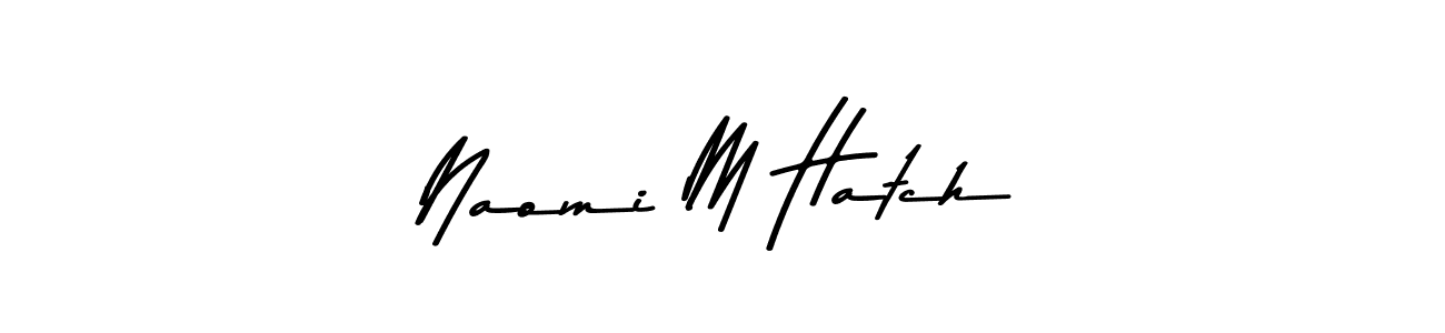 Similarly Asem Kandis PERSONAL USE is the best handwritten signature design. Signature creator online .You can use it as an online autograph creator for name Naomi M Hatch. Naomi M Hatch signature style 9 images and pictures png