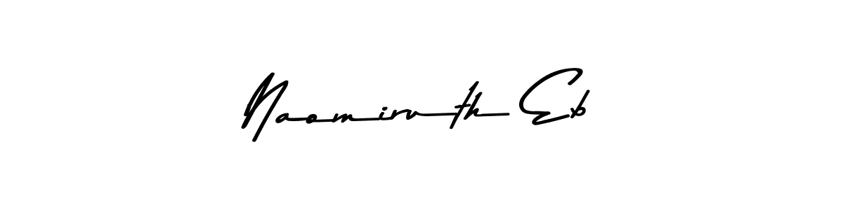You should practise on your own different ways (Asem Kandis PERSONAL USE) to write your name (Naomiruth Eb) in signature. don't let someone else do it for you. Naomiruth Eb signature style 9 images and pictures png