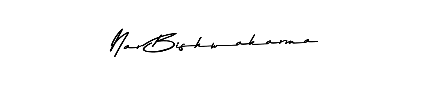 Also we have Nar Bishwakarma name is the best signature style. Create professional handwritten signature collection using Asem Kandis PERSONAL USE autograph style. Nar Bishwakarma signature style 9 images and pictures png