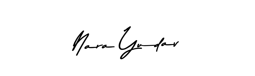 The best way (Asem Kandis PERSONAL USE) to make a short signature is to pick only two or three words in your name. The name Nara Yudav include a total of six letters. For converting this name. Nara Yudav signature style 9 images and pictures png