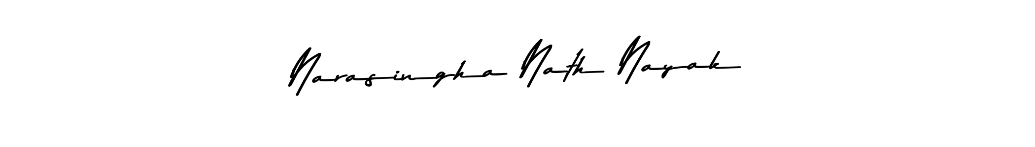 The best way (Asem Kandis PERSONAL USE) to make a short signature is to pick only two or three words in your name. The name Narasingha Nath Nayak include a total of six letters. For converting this name. Narasingha Nath Nayak signature style 9 images and pictures png