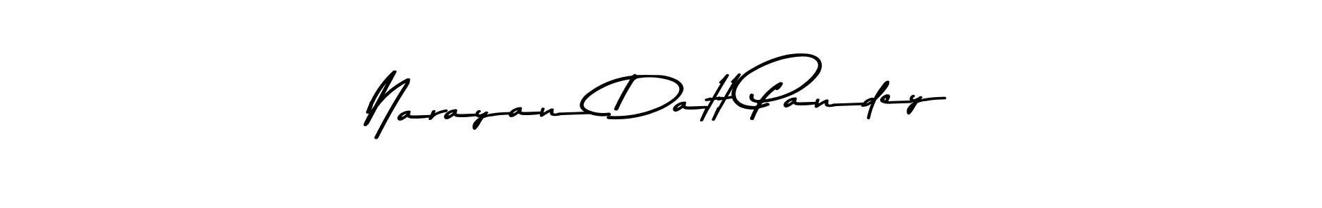 Make a beautiful signature design for name Narayan Datt Pandey. With this signature (Asem Kandis PERSONAL USE) style, you can create a handwritten signature for free. Narayan Datt Pandey signature style 9 images and pictures png