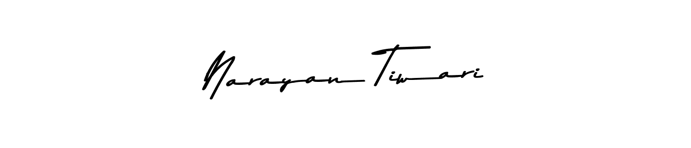 Create a beautiful signature design for name Narayan Tiwari. With this signature (Asem Kandis PERSONAL USE) fonts, you can make a handwritten signature for free. Narayan Tiwari signature style 9 images and pictures png