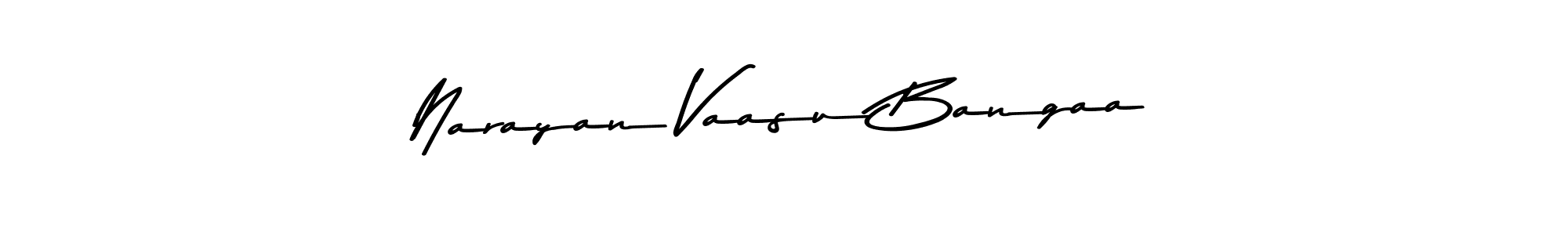 Asem Kandis PERSONAL USE is a professional signature style that is perfect for those who want to add a touch of class to their signature. It is also a great choice for those who want to make their signature more unique. Get Narayan Vaasu Bangaa name to fancy signature for free. Narayan Vaasu Bangaa signature style 9 images and pictures png