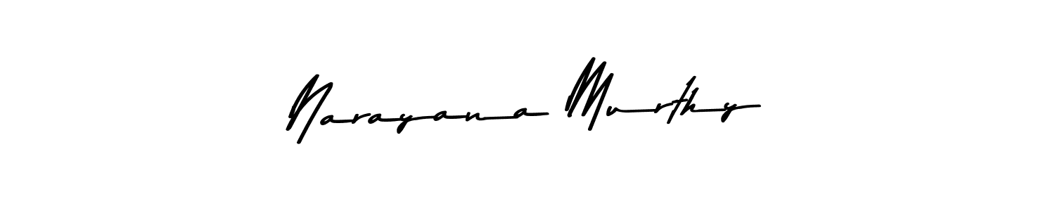 How to make Narayana Murthy name signature. Use Asem Kandis PERSONAL USE style for creating short signs online. This is the latest handwritten sign. Narayana Murthy signature style 9 images and pictures png