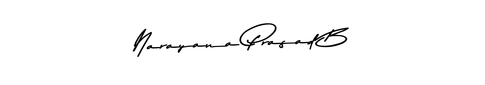 Design your own signature with our free online signature maker. With this signature software, you can create a handwritten (Asem Kandis PERSONAL USE) signature for name Narayana Prasad B. Narayana Prasad B signature style 9 images and pictures png