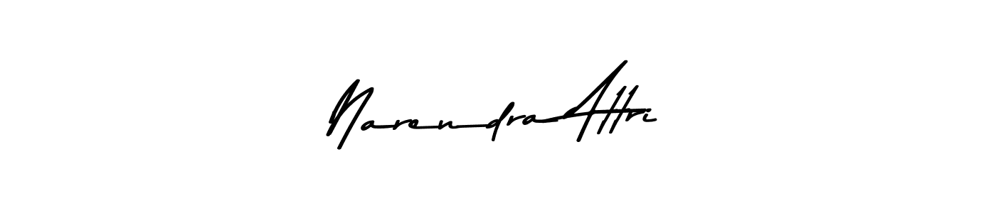 Design your own signature with our free online signature maker. With this signature software, you can create a handwritten (Asem Kandis PERSONAL USE) signature for name Narendra Attri. Narendra Attri signature style 9 images and pictures png