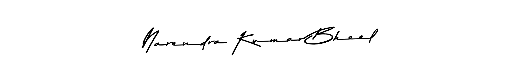 Use a signature maker to create a handwritten signature online. With this signature software, you can design (Asem Kandis PERSONAL USE) your own signature for name Narendra Kumar Bheel. Narendra Kumar Bheel signature style 9 images and pictures png