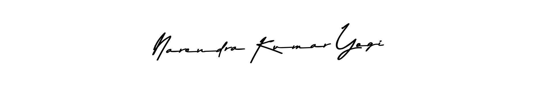 Use a signature maker to create a handwritten signature online. With this signature software, you can design (Asem Kandis PERSONAL USE) your own signature for name Narendra Kumar Yogi. Narendra Kumar Yogi signature style 9 images and pictures png