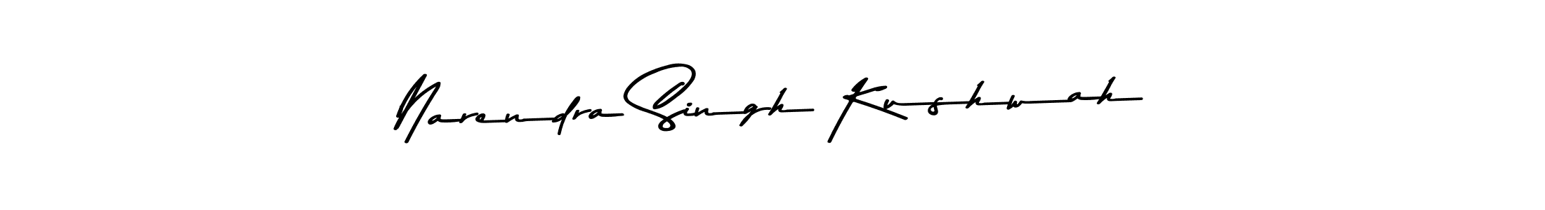 Use a signature maker to create a handwritten signature online. With this signature software, you can design (Asem Kandis PERSONAL USE) your own signature for name Narendra Singh Kushwah. Narendra Singh Kushwah signature style 9 images and pictures png