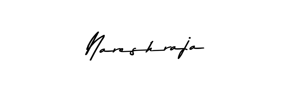 Design your own signature with our free online signature maker. With this signature software, you can create a handwritten (Asem Kandis PERSONAL USE) signature for name Nareshraja. Nareshraja signature style 9 images and pictures png