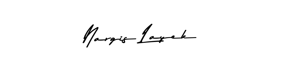Make a beautiful signature design for name Nargis Layek. Use this online signature maker to create a handwritten signature for free. Nargis Layek signature style 9 images and pictures png