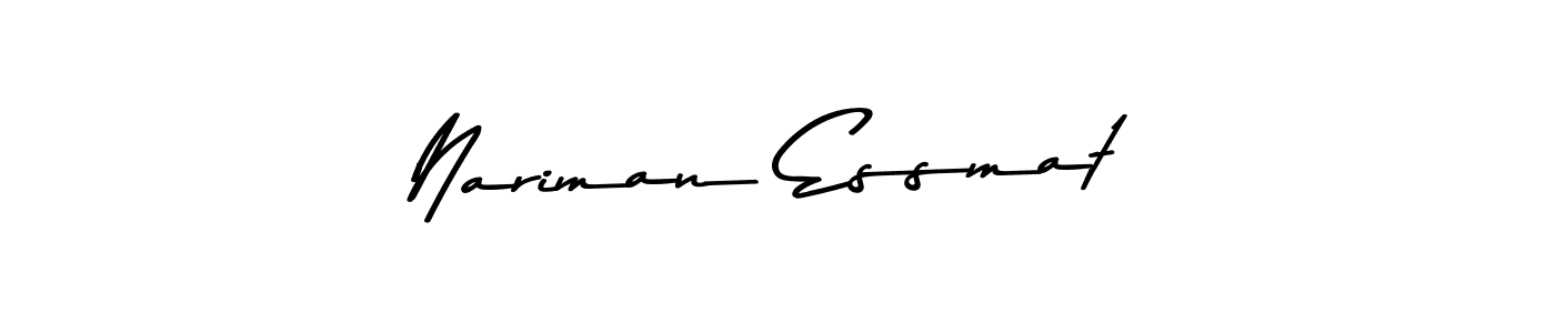 Design your own signature with our free online signature maker. With this signature software, you can create a handwritten (Asem Kandis PERSONAL USE) signature for name Nariman Essmat. Nariman Essmat signature style 9 images and pictures png